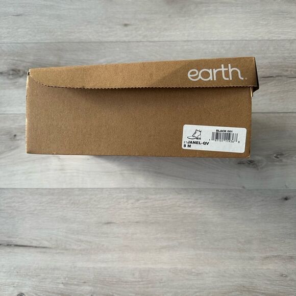 Earth Janel-QV Black Size 8 NWT IN BOX - Picture 2 of 7
